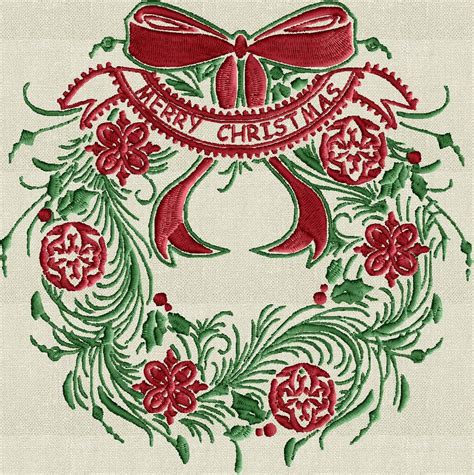 Stitchelf Ricamo Calici Natale