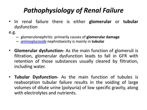 Acute And Chronic Renal Failure Ppt