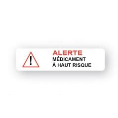 ALERTE MÉDICAMENT À HAUT RISQUE