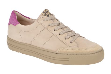 Paul Green Sneaker Schuhe Beige Lila Nubuck 5114 Schuhhaus Strauch