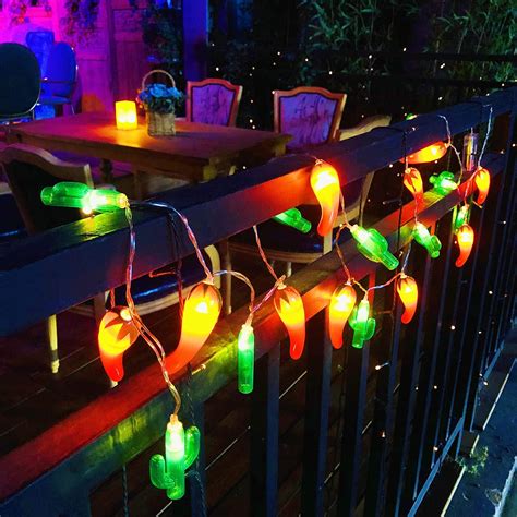 Lights Fun Red Chilli Pepper Battery Operated Led Fairy Lights