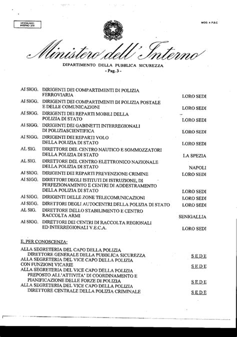 S I A P Segreteria Provinciale Torino AZZERAMENTO ANZIANITA DI