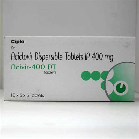 Acivir Mg Dt Acyclovir Tablet At Rs Stripe Aciclovir Tablet