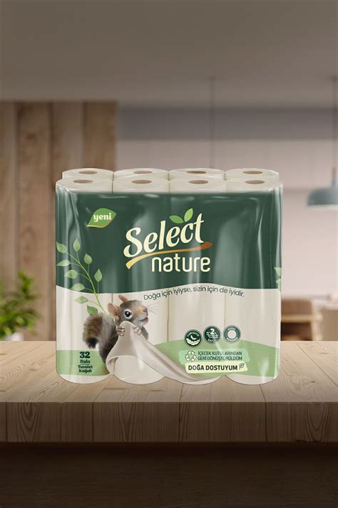 Select Nature Do Al Ve Organik Kahverengi Tuvalet Ka D Rulo