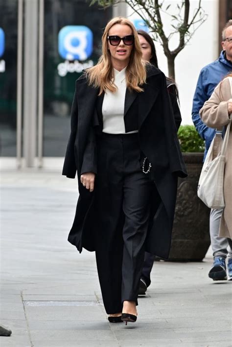 Amanda Holden Arrives At Global Radio Studios In London