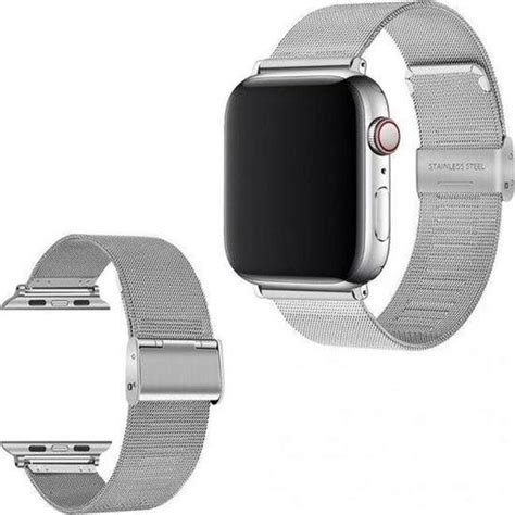 Luxe Milanese Loop Armband Geschikt Voor Apple Watch Series