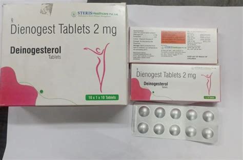 Desogestrel Dienogest 2 Mg Tablets Packaging Type Strip Allopathic