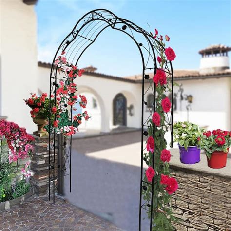 984 In Metal Garden Arch Garden Arbor Trellis Plants Support Rose Arch Outdoor Wedding Party