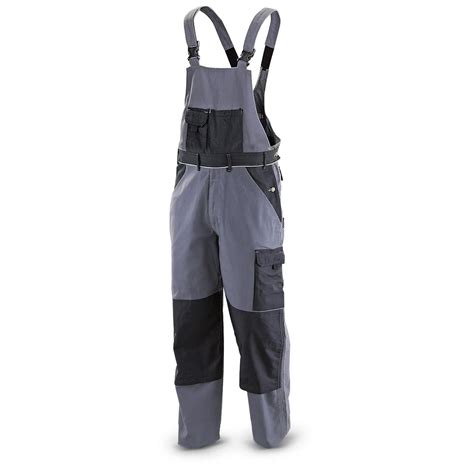 Unlined Work Bibs Gray 221520 Overalls And Coveralls At Sportsmans Guide