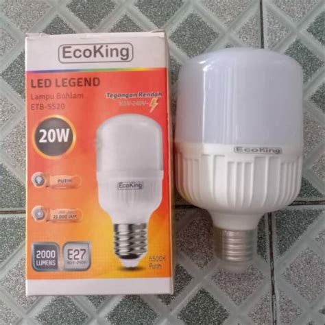 Jual LAMPU LED ECOKING JUMBO 20 Watt Shopee Indonesia