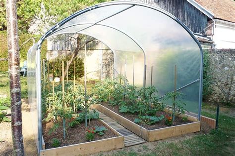 Serre Tomates Largeur M Et M Simple Greenhouse Lean To