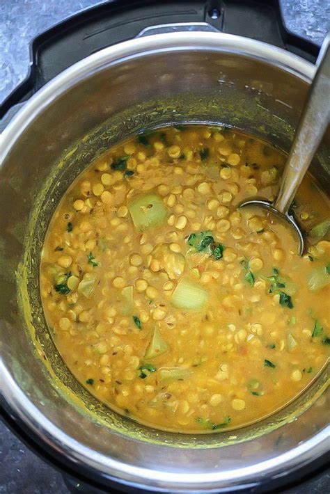 Instant Pot Lauki Chana Dal With Rice Pot In Pot Method Ruchiskitchen