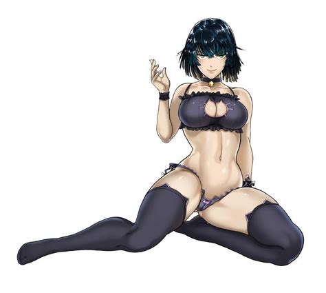 One Punch Man Fubuki Cat Keyhole Bra อะนิเมะ