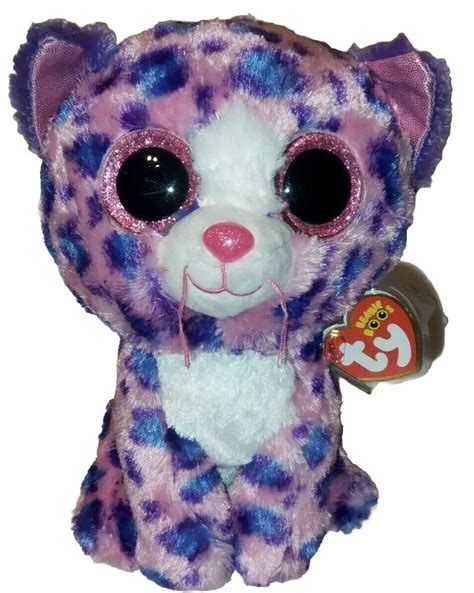 Ty Beanie Boos Reagan Leopard Claires Exclusive 8 9 Medium New Mwmts