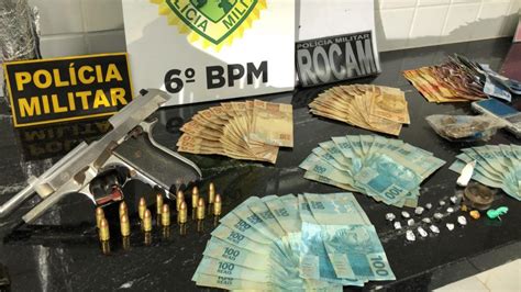 Pm Apreende Pistola Fecha Ponto De Tr Fico De Drogas E Prende