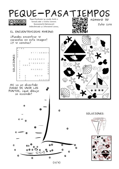 Peque Pasatiempos NÚmeros Anteriores Reporte De Lectura Juegos De