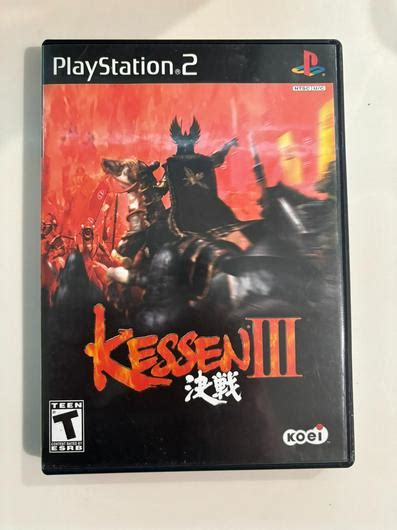 Kessen 3 | Item, Box, and Manual | Playstation 2