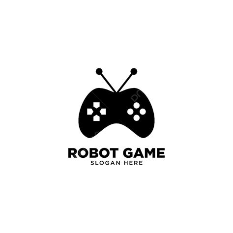 Game Logo Design Vector Hd Images Robot Game Logo Design Vector