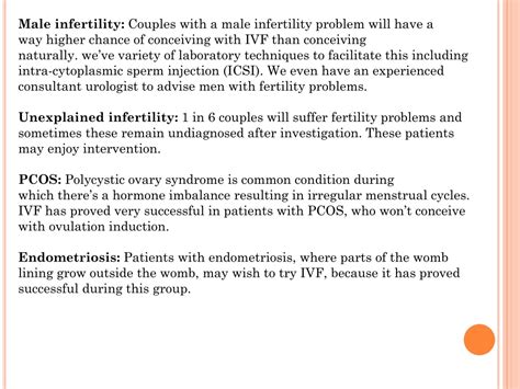 Ppt The Advantages And Disadvantages Of Ivf Treatment Powerpoint