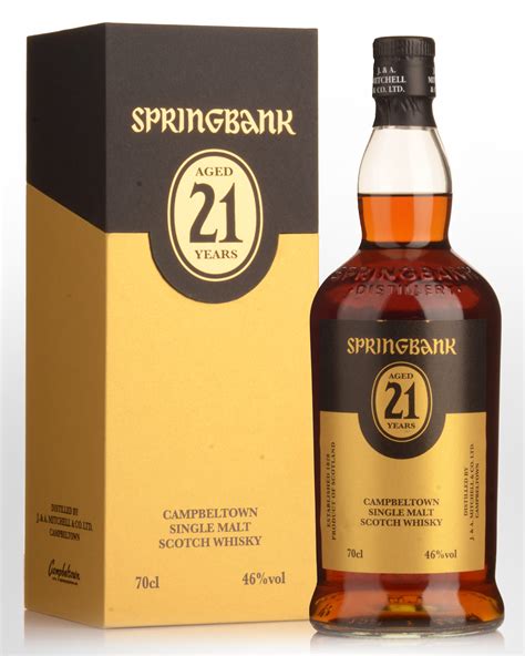 Springbank 21 Year Old Single Malt Scotch Whisky 700ml 2022