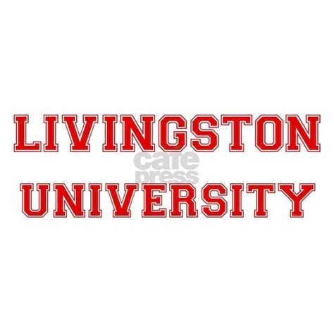 Livingston Sticker Oval Livingston University Oval Sticker By Johnny