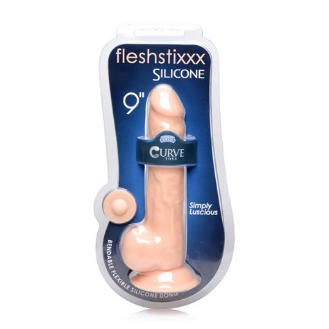 Silexpan Light Hypoallergenic Silicone Dildo With Balls Inch