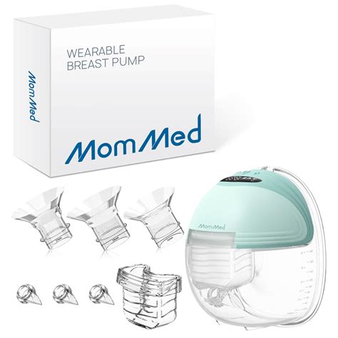 MOMMED Breast Pump, Wearable Breast Pumps with 3 Mode & 12 Levels, Leak