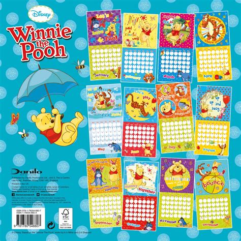 Winnie The Pooh Calendar Gerta Karrie