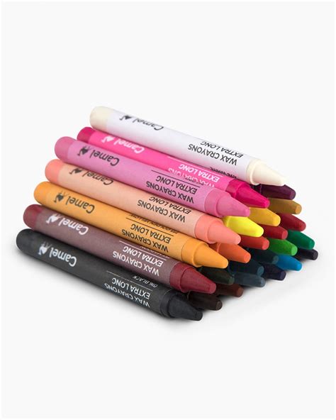 Buy Camel Crayons Assorted Pack Of Shades Extra Long Online In