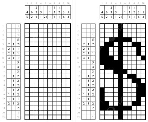 Pixel Art Arcade Vector Design Images Dollar Icon Nonogram Pixel Art