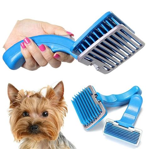 Haustier Hund Katze Shedding Trimmer Pflege Rake Professionelle Kamm