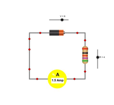 Ley De Ohm Geogebra