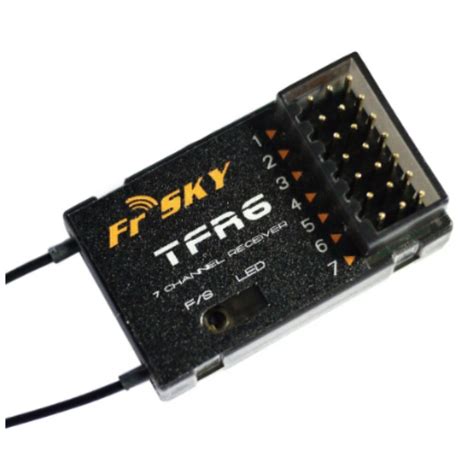 RECEPTOR FRSKY TFR6 7CH 2 4GHz COMPATIBLE FUTABA FASST