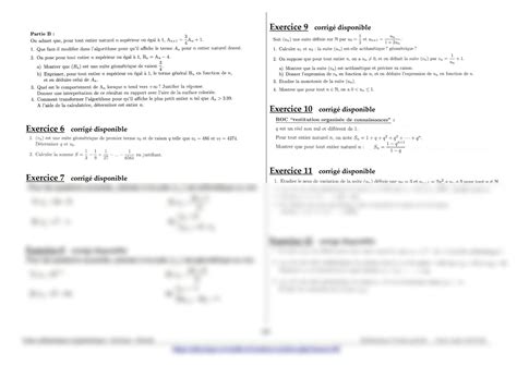 Solution Suites Arithmetiques Geometriques Exercices Studypool