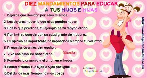 Educar A Tus Hijos E Hijas Con Estos 10 Mandamientos Para