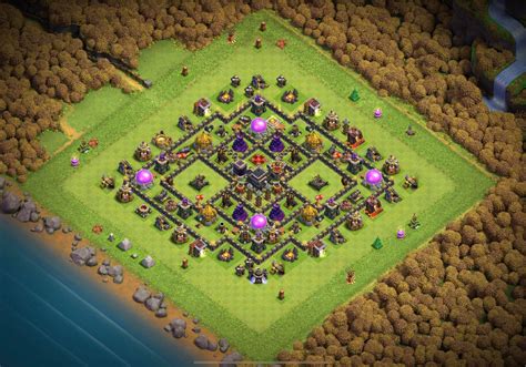 New Base Th Ch Ng R Ng Hi U Qu Leo Rank Huy N Tho I Clash Of Clans