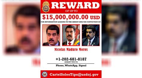 Recompensa Para Capturar A Nicolás Maduro Es La Cuarta Más Alta En La