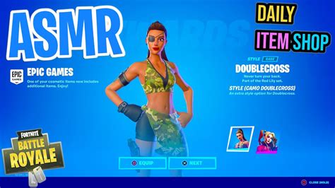 Asmr Fortnite New Doublecross And Harley Skin Styles Daily Item Shop