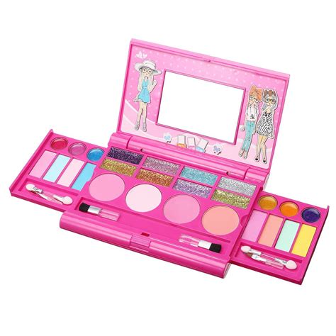 kids makeup kit For Kids Cosmetic Girls Kit Eyeshadow Lip Gloss Blushes ...