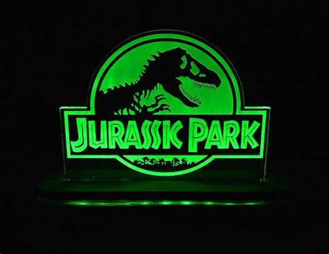 Pin By Keri Brumfield On Jurrasic World Neon Signs Jurassic Park Logo Logo Sign