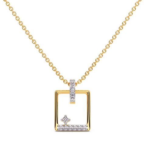 Fadila Diamond Pendant for Women under 15K - Candere by Kalyan Jewellers