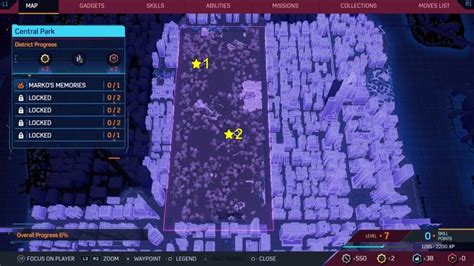 Central Park Spider Bot Locations Guide Spider Man 2