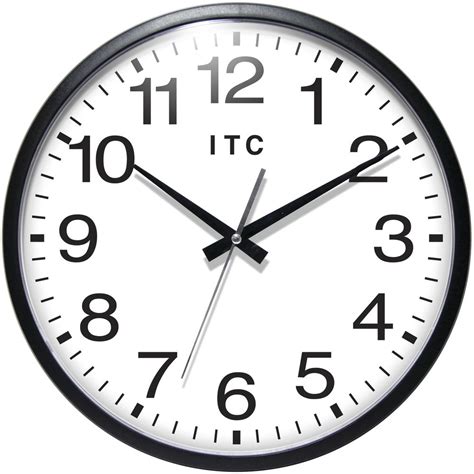 Total Analog Clock, 13" (Dia)