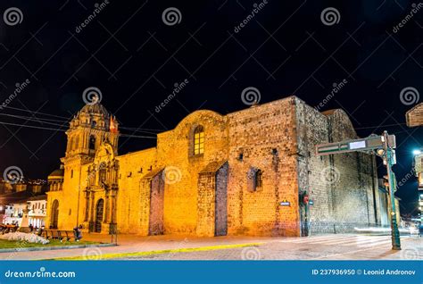 Basilica Of La Merced In Cusco Peru Editorial Image Image Of Evening