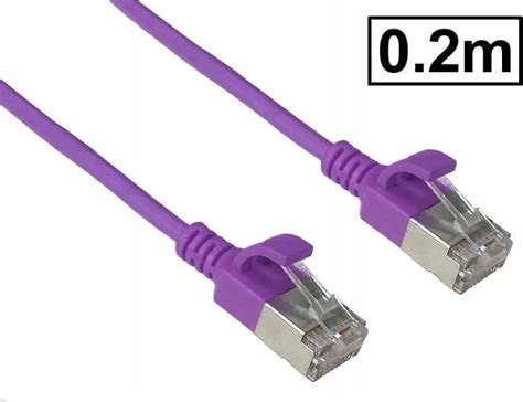 Logilink Patchcord Kat A Ftp Ekranowany Rj Rj Ultraflex Fioletowy