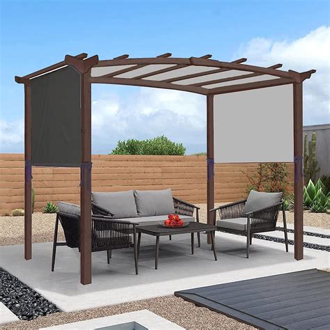 Nimosa Universal Waterproof Pergola Cover Pergola Replacement Canopy Gazebo