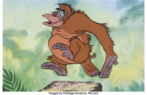 The Jungle Book King Louie Production Cel Walt Disney 1967 By Walt