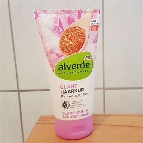 Test Alverde Glanz Haarkur Bio Rohrzucker Alverde Glanz Haarkur Bio Rohrzucker Pinkmelon