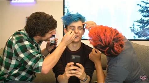 Pin By Chloe On Blue Hair Red Hair Era Markiplier Hair Markiplier Tyler