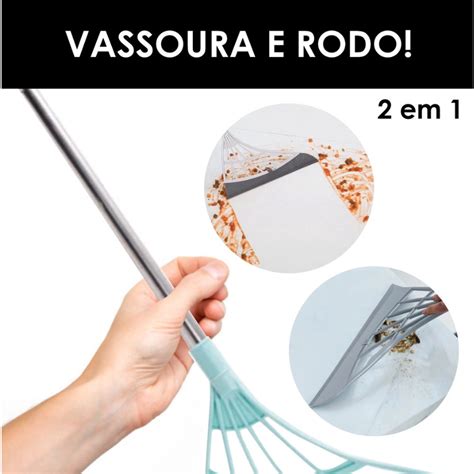 Vassoura M Gica Rodo Tira Pelo Limpa Vidro Seca Bem Silicone Shopee